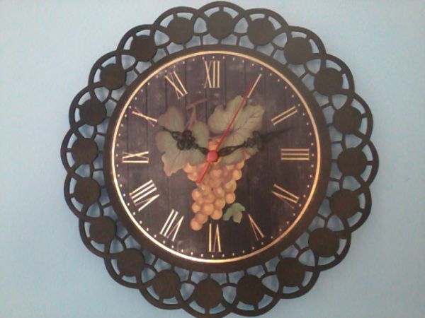 Relógio de parede em MDF 30X30cm
